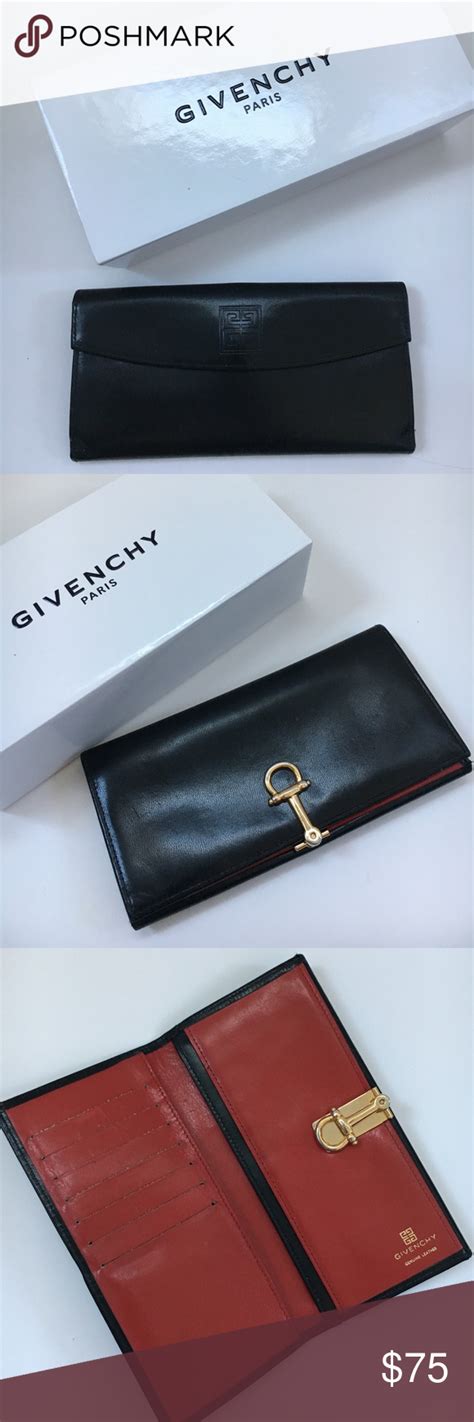 vintage burgundy red suede leather mens givenchy wallet|Vintage Givenchy Wallet .